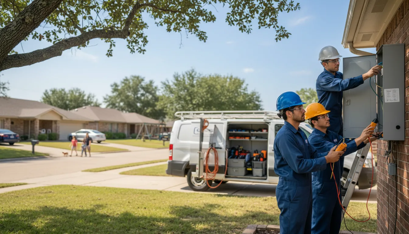 Certified electrician providing emergency electrical services in Hamilton, IA